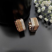 تصویر گوشواره ژوپینگ مربعی 