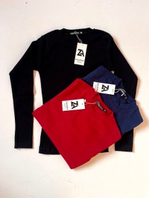 تصویر بلوز یقه گرد Z - مشکی 1عدد 