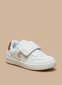 تصویر کفش کژوال بافت‌دار پسرانه با بند چسبی برند lee cooper Boys' Textured Casual Sneakers With Hook And Loop Closure