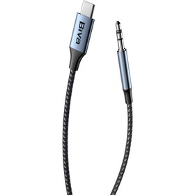 تصویر کابل تبدیل Type-C به AUX بیوا AUX-07T طول 1 متر Biva AUX-07T Type-C To AUX 1m Cable