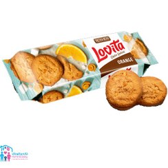 تصویر کوکی پرتقالی ROSHEN حاوی تکه های پرتقال ۱۵۰ گرم LOVITA 