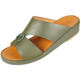 تصویر صندل عربی مردانه بارجیل برند barjeel uno 008-3522 Barjeel Mens Arabic Sandals C-2025 Olive