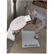 تصویر پایه نگهدارنده کارگاه گلدوزی ام دی اف 