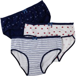 تصویر شورت زنانه بسته سه عددی سرمه ای 