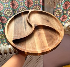 تصویر سینی مزه طرح 3 تیکه سینی مزه زیبا شیک