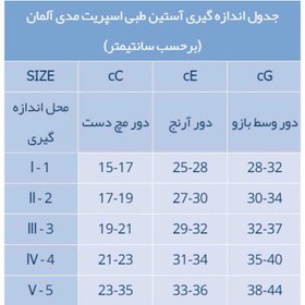 تصویر آستین گریپ دار تا مچ medi آلمان مدل esprit cg 550/551 