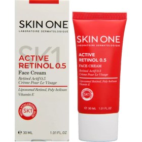 تصویر کرم ضد چروک صورت اکتیو رتینول 0.5 اسکین وان Skin One Active Retinol 0.5 Face Cream 30ML