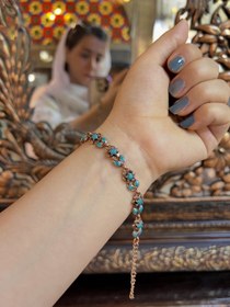 تصویر دستبند زنجیری کد 1218 