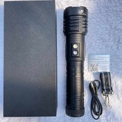 تصویر چراغ دستی شکاری شارژی مدل LH-7109 ضدآب زوم‌دار برد بلند LH-7109 Hunting Rechargeable LED Flashlight Waterproof Zoom