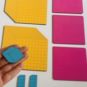 تصویر کوئیزنر چوبی ۱۷ سانتی آموزش ریاضی 