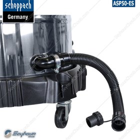 تصویر SCHEPPACH ASP50-ES جاروبرقی صنعتی 50 لیتری 1400 وات شپخ مدل 5907710901 scheppach 5907710901 asp50-es vacuum cleaner