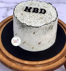 تصویر کیک تولد ساده و شیک مردانه 