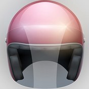 تصویر وکتور کلاه کاسکت موتور سیکلت طرح قدیمی 