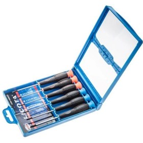 تصویر مجموعه 6 عددی پیچ گوشتی ساعتی لیکوتا مدل ASD-168-K03 Licota ASD-168K03 Precision Screwdriver Set 6PCS