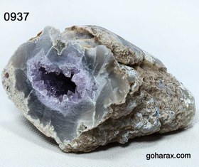 تصویر سنگ زینتی ژئود آمیتیست 