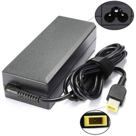 تصویر شارژر اورجینال لپ تاپ لنوو Lenovo 20V 4.5A با کانکتور مربع CH Lenovo 20V 4.5A USB Conector