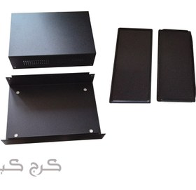 تصویر جعبه فلزی مدار 20-15-11 (باکس فلزی+پنل پلاستیکی) 