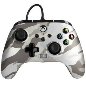 تصویر دسته ایکس باکس PowerA طرح ارتشی طوسی Xbox PowerA Controller Gray Army Design