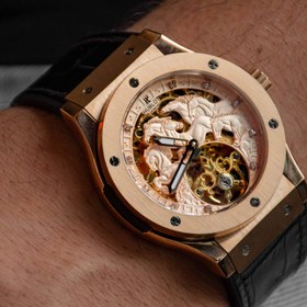 تصویر ساعت مچی عقربه ای مردانه هابلوت اسکویر بنگ ( HUBLOT ) - مشکی MEN'S WATCHES HUBLOT