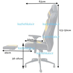 تصویر صندلی گیمینگ g3500 پارچه ای 