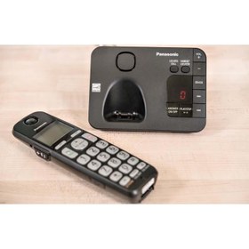 تصویر گوشی تلفن بی سیم پاناسونیک مدل KX-TGE432 Panasonic KX-TGE432 Cordless Phone