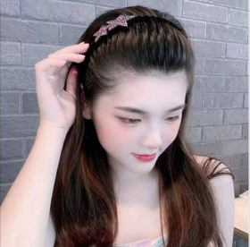 تصویر تل مخمل ستاره نگینی 