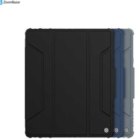 تصویر کیف کلاسوری تبلت اپل iPad Air 13 2024 - iPad Pro 12.9 2022 - 2021 - 2020 نیلکین مدل Camshield Bumper Nillkin Camshield Bumper Leather cover case Pro for Apple iPad Air 13 2024 - iPad Pro 12.9 2022 - 2021 - 2020