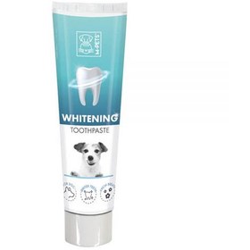 تصویر خمیر دندان سفید کننده سگ ام پتس M-pets Whitening Toothpaste وزن 100 گرم 