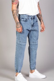 تصویر شلوار جین آبی مردانه پای مناسب یخ منگو اورجینال LTC Jeans 