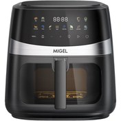 تصویر سرخ کن بدون روغن میگل مدل GAF-800 ظرفیت 8 لیتری Migel GAF-800 Air Fryer 8L