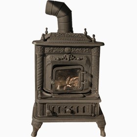 تصویر بخاری چدنی گازی راک کد ۳۰۳ 