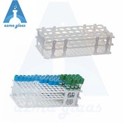 تصویر رک لوله آزمایش پلاستیکی 