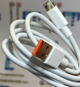 تصویر کابل شارژ 6 آمپر 67 وات اورجینال فست توربو شیائومی ثانیه شمار USB به USB-C 