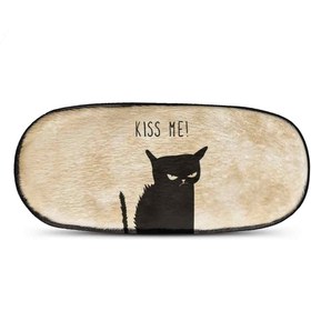 تصویر طرح گربه کد355 برای چشم بند خواب کورال Cat Design for Coral355 Sleep Mask