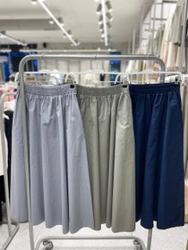 تصویر دامن بیسو سایز M رنگ مشکی و قهوه ای و سبز و کرم 