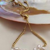 تصویر دستبند آسانسوری مروارید پرورشی گندمی 