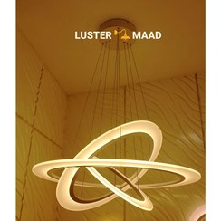 تصویر لوستر سه طبقه گرد60*50*30کد G301 