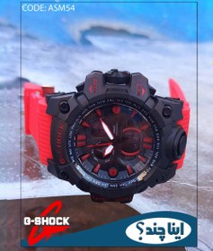 تصویر ساعت مچی مردانه جیشاک دو زمانه ساعت GSHOCK کد ASM54 