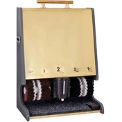 تصویر دستگاه واکس کفش آنا مدل SH41G استیل طلایی ۴ برس 