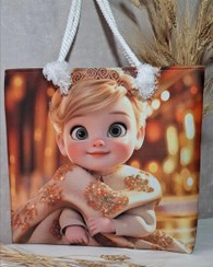 تصویر کیف پارچه ایی ادل مدل عروسکی - انیمیشن adeleminibag