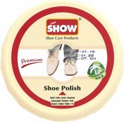 تصویر واکس کفش جامد شفاف شو Show حجم 50 میل 