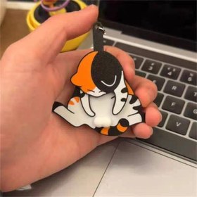 تصویر جاکلیدی گربه - نارنجی 