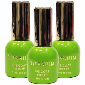 تصویر بیس کت کاشت ناخن تیتانیوم حجم 15 میل 