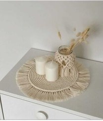 تصویر رانر و زیر بشقابی ماکراس ارائه SUPLA اورجینال Öznur Design 