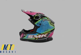 تصویر کلاه کاسکت کراسی SMK کد 101 