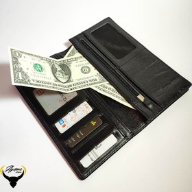 تصویر کیف پول کتی چرم کد 132 wallet