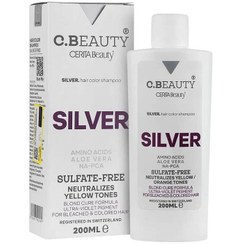 تصویر شامپو رنگساژ سیلور (بنفش) سریتا 200 میل Cerita Hair Color Silver Shampoo