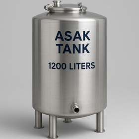 تصویر مخزن استیل 1200 لیتری 