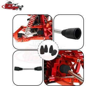 تصویر BAJA BLACK AXLE DRIVESHAFT BOOTS COMPATIBLE WITH HPI BAJA 