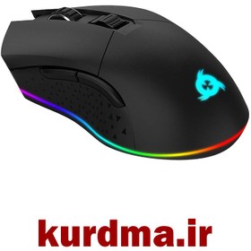 تصویر ماوس بازی بی‌سیم قابل شارژ سنسور با دقت بالا Klim Blaze RGB اورجینال 